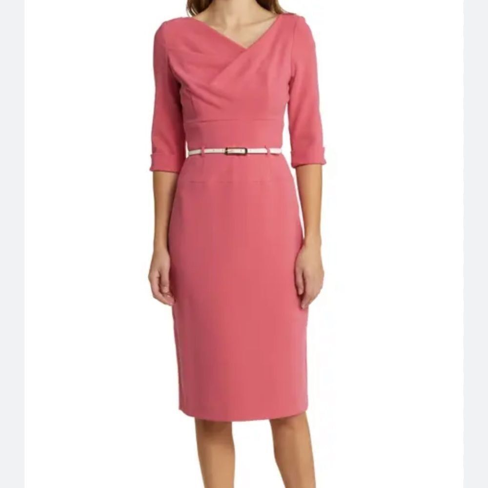 Black Halo 3/4 Sleeve Jackie O Sheath Dress 
HH7